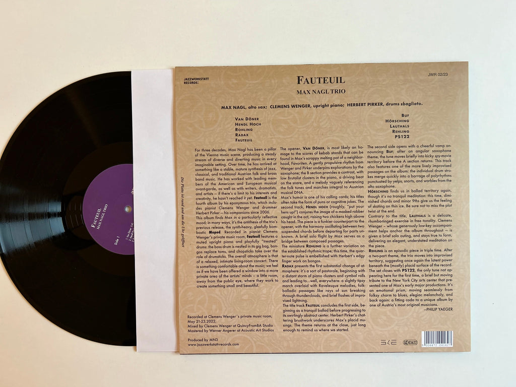 Max Nagl Trio - "Fauteuil"